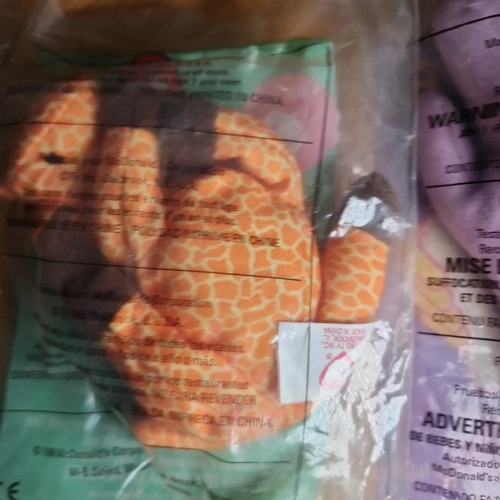 Ty Benie Babies Happy Meal Toys 1993